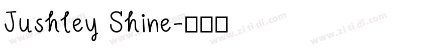 Jushley Shine字体转换